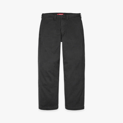 Supreme Chino Pant Black (FW23) - SOLE SERIOUSS (1)