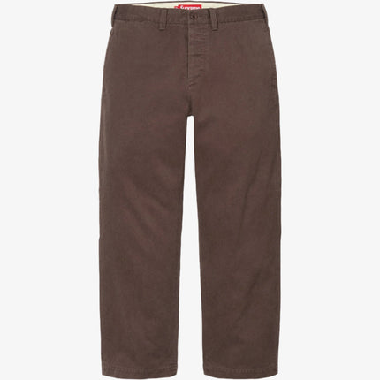 Supreme Chino Pant Brown (FW24) - SOLE SERIOUSS (1)