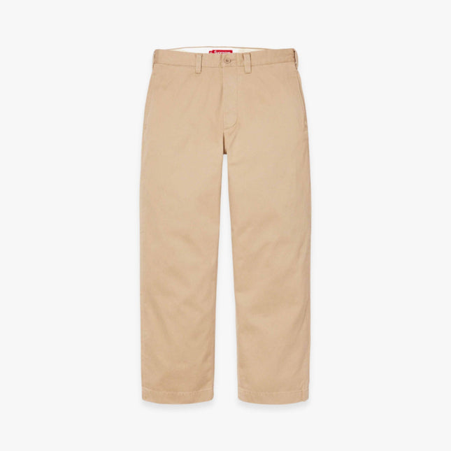 Supreme Chino Pant Khaki (FW23) - SOLE SERIOUSS (1)