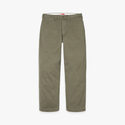 Supreme Chino Pant Olive (FW23) - SOLE SERIOUSS (1)