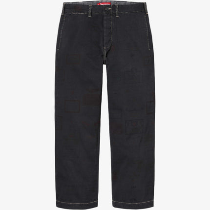 Supreme Chino Pant Overdyed Labels (FW24) - SOLE SERIOUSS (1)