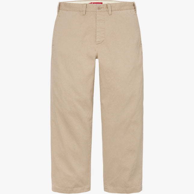 Supreme Chino Pant Tan (FW24) - SOLE SERIOUSS (1)