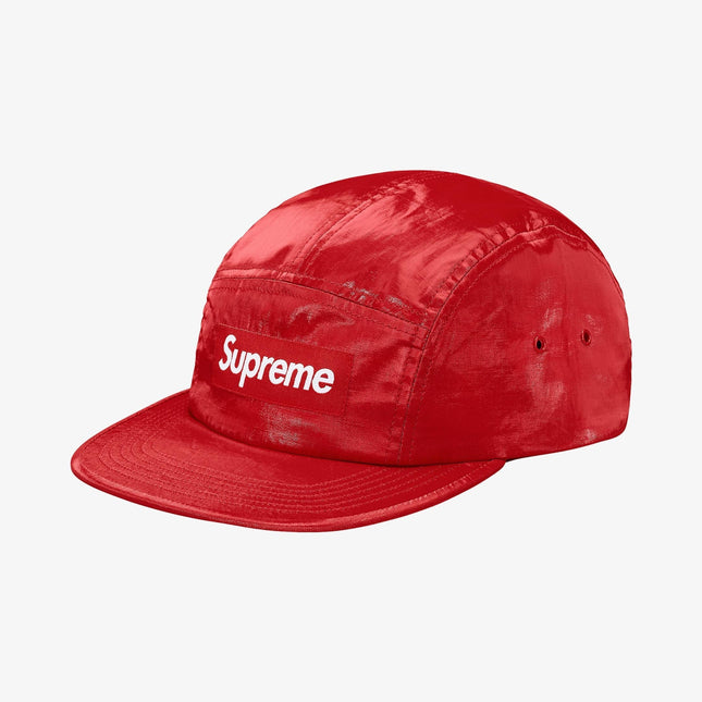 Supreme Coated Linen Camp Cap Red (SS18) - SOLE SERIOUSS (1)