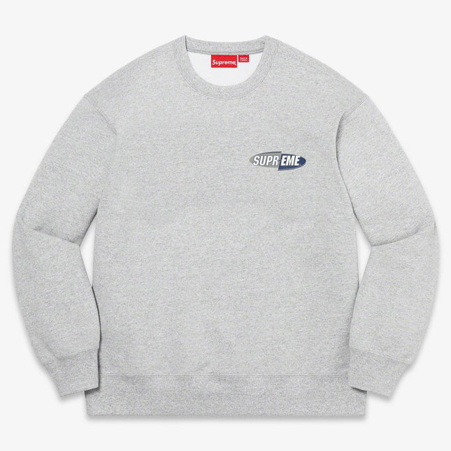 Supreme Crewneck '212' Heather Grey (FW22) - SOLE SERIOUSS (1)