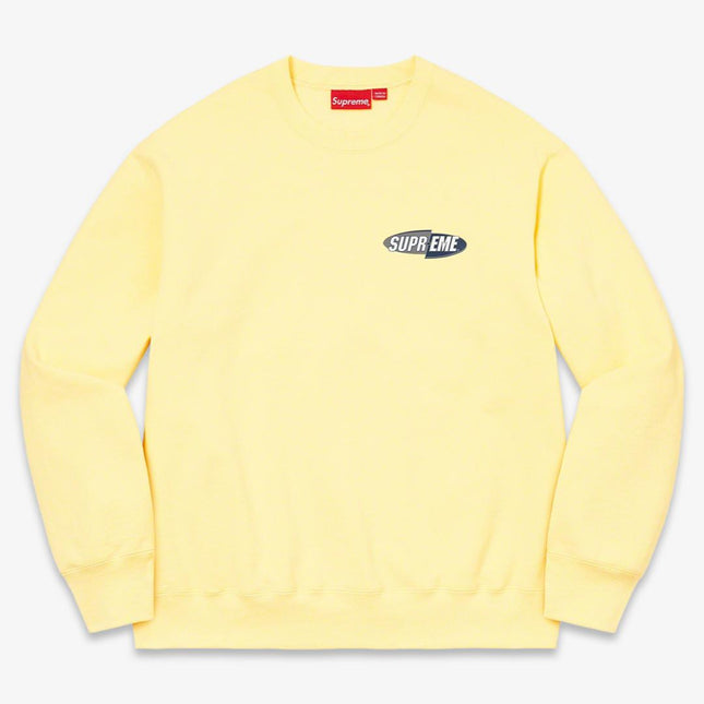 Supreme Crewneck '212' Light Yellow (FW22) - SOLE SERIOUSS (1)