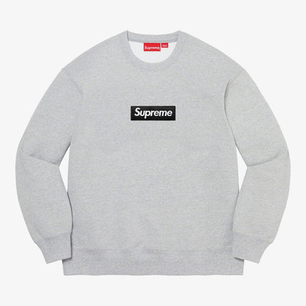 Supreme Crewneck 'Box Logo' Heather Grey (FW22) - SOLE SERIOUSS (1)