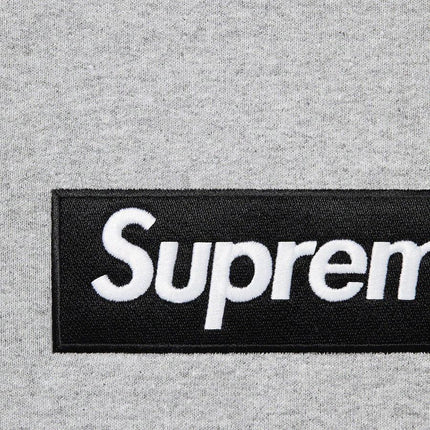 Supreme Crewneck 'Box Logo' Heather Grey (FW22) - SOLE SERIOUSS (2)