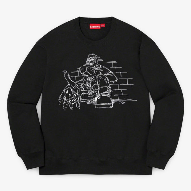 Supreme Crewneck 'Dice' Black (FW21) - SOLE SERIOUSS (1)