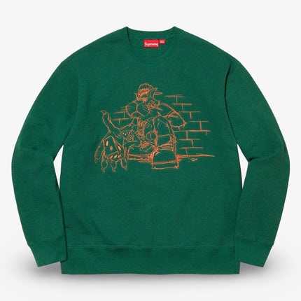 Supreme Crewneck 'Dice' Dark Green (FW21) - SOLE SERIOUSS (1)