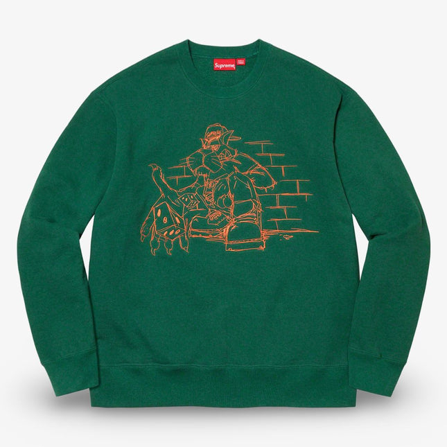 Supreme Crewneck 'Dice' Dark Green (FW21) - SOLE SERIOUSS (1)