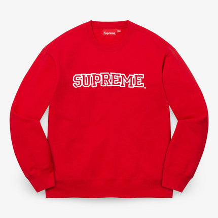 Supreme Crewneck 'Shattered Logo' Red (FW21) - SOLE SERIOUSS (1)