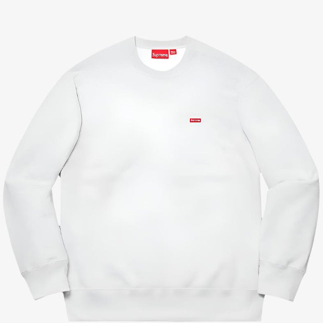 Supreme Crewneck 'Small Box' Ash Grey (FW21) - SOLE SERIOUSS (1)