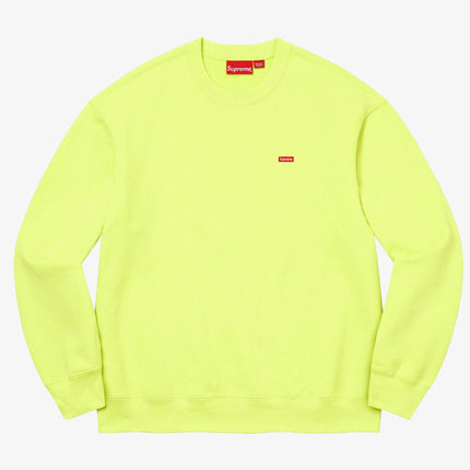 Supreme Crewneck 'Small Box' Lime (SS23) - SOLE SERIOUSS (1)