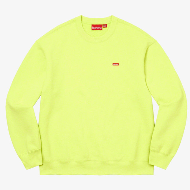 Supreme Crewneck 'Small Box' Lime (SS23) - SOLE SERIOUSS (1)