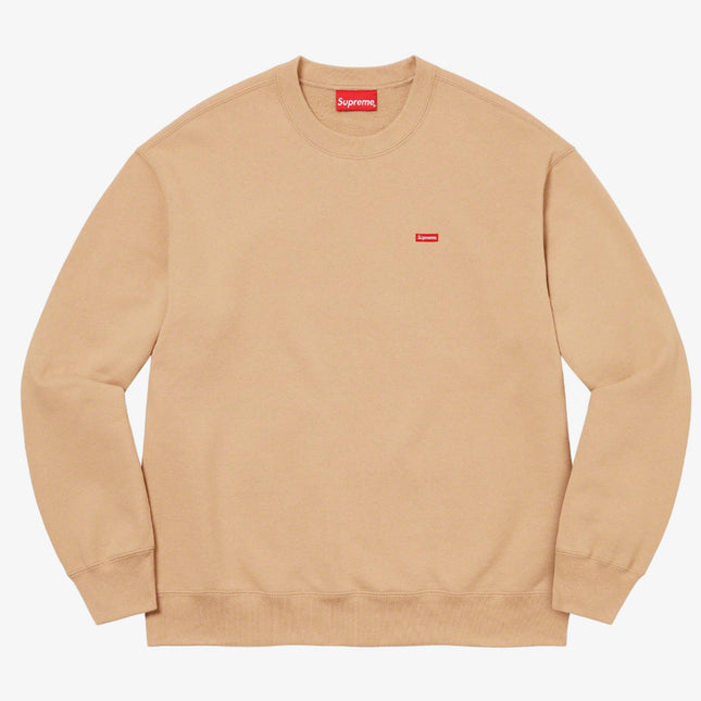 Supreme Crewneck 'Small Box' Tan (SS23) - SOLE SERIOUSS (1)