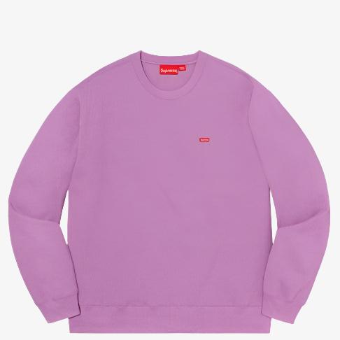 Supreme Crewneck 'Small Box' Violet (FW21) - SOLE SERIOUSS (1)