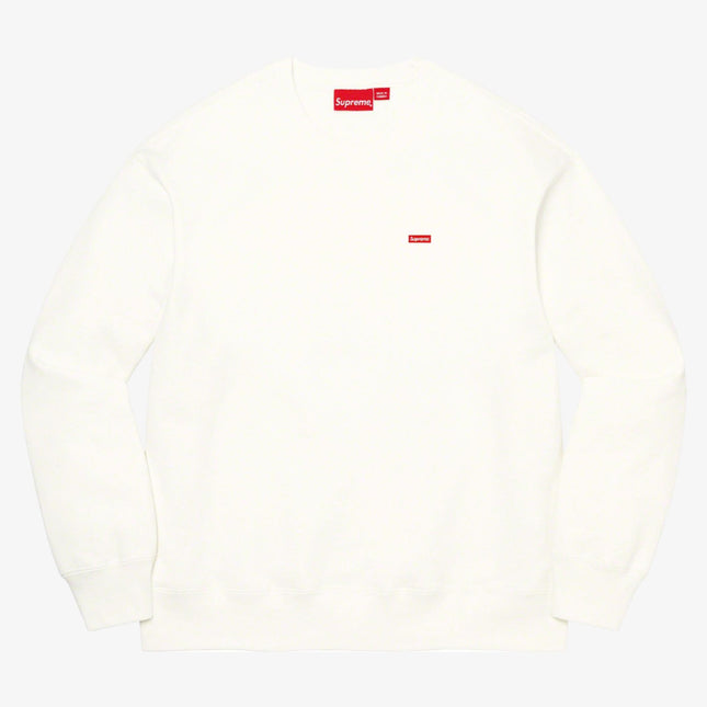 Supreme Crewneck 'Small Box' White (SS23) - SOLE SERIOUSS (1)