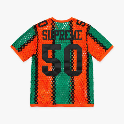 Supreme Crochet Football Jersey Orange (SS23) - SOLE SERIOUSS (2)