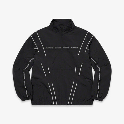 Supreme Cross Paneled Jacket Black (SS21) - SOLE SERIOUSS (1)