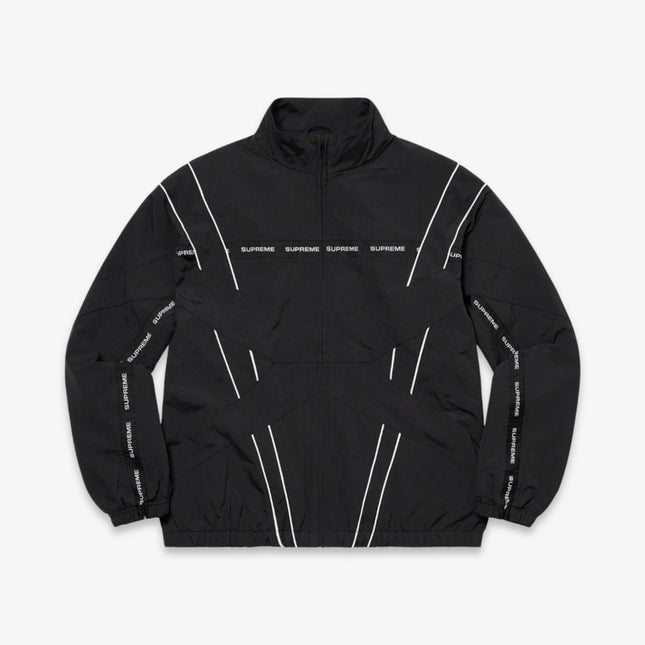 Supreme Cross Paneled Jacket Black (SS21) - SOLE SERIOUSS (1)