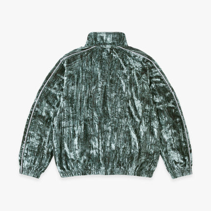 Supreme Crushed Velvet Track Jacket Olive (FW23) - SOLE SERIOUSS (3)