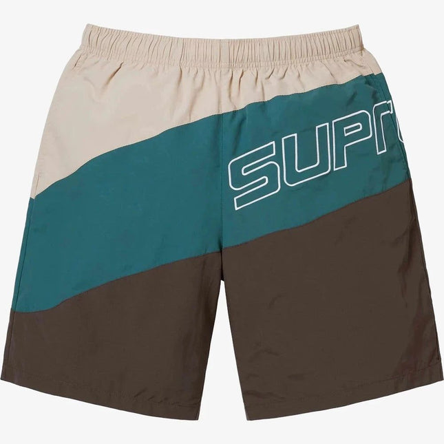 Supreme 'Curve Nylon' Short Brown (SS24) - SOLE SERIOUSS (1)