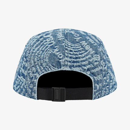 Supreme Denim Camp Cap 'Circles Jacquard' Blue (FW21) - SOLE SERIOUSS (2)