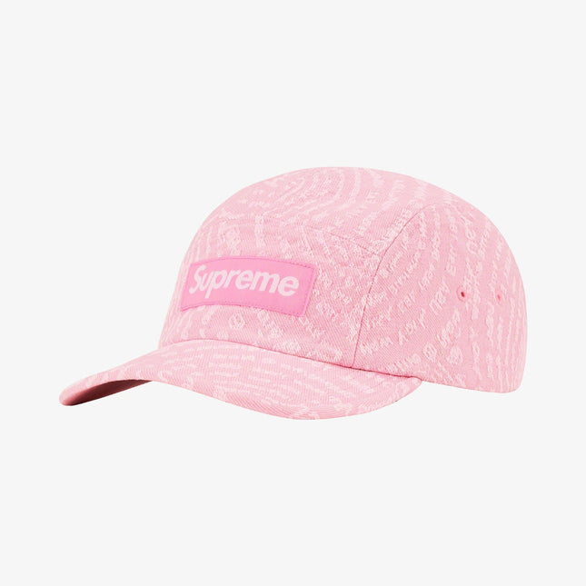 Supreme Denim Camp Cap 'Circles Jacquard' Pink (FW21) - SOLE SERIOUSS (1)