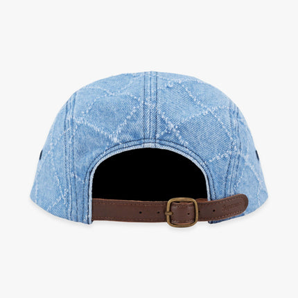 Supreme Denim Camp Cap 'Punched' Washed Indigo (FW23) - SOLE SERIOUSS (2)