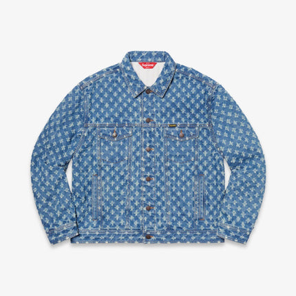 Supreme Denim Trucker Jacket 'Hole Punch' Blue (SS20) - SOLE SERIOUSS (1)