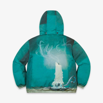 Supreme Down Jacket 'Fuck' Teal (SS21) - SOLE SERIOUSS (2)