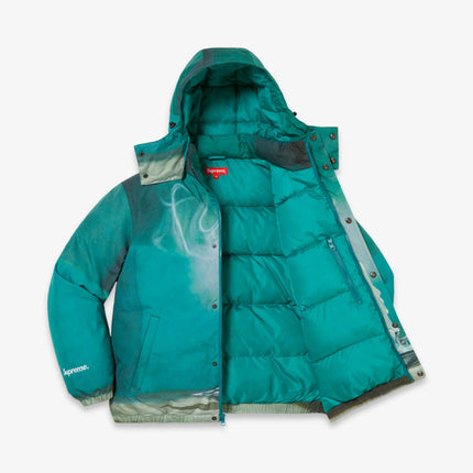 Supreme Down Jacket 'Fuck' Teal (SS21) - SOLE SERIOUSS (3)