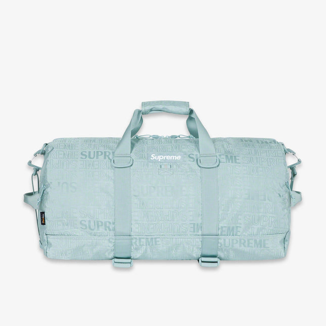 Supreme Duffle Bag Ice / Light Blue (SS19) - SOLE SERIOUSS (1)