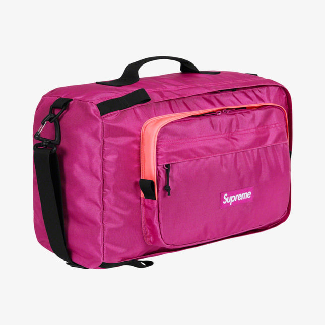 Supreme Duffle Bag Magenta (FW19) - SOLE SERIOUSS (1)