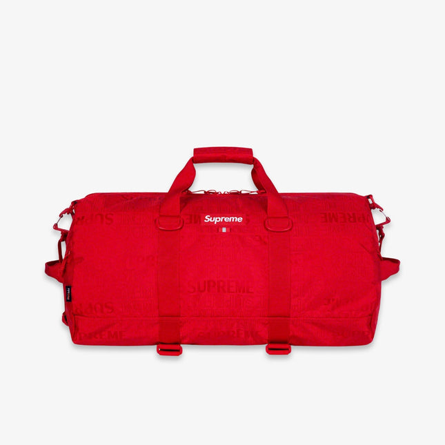 Supreme Duffle Bag Red (SS19) - SOLE SERIOUSS (1)