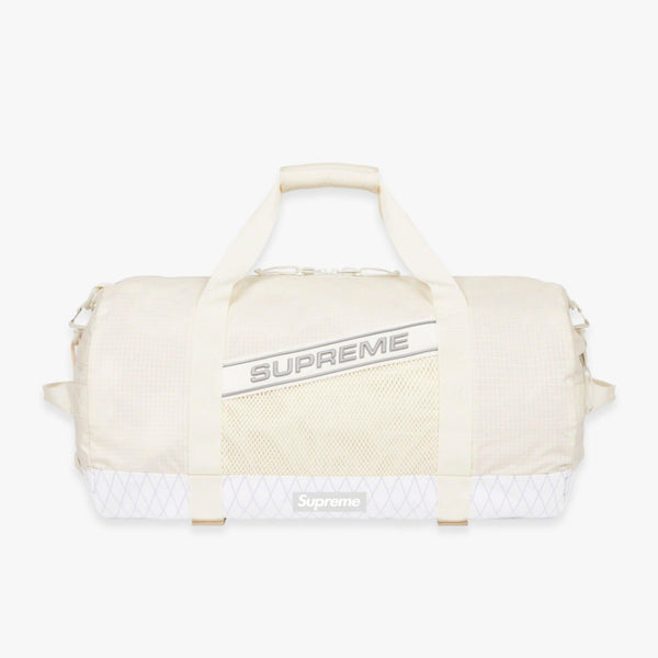 Supreme Duffle Bag White FW23 SOLE SERIOUSS