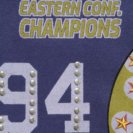 Supreme 'Eastern Conf. Champions' Studded Hooded Sweatshirt Dark Royal (FW24) - SOLE SERIOUSS (2)