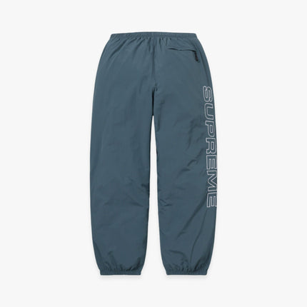 Supreme Embroidered Track Pant 'Spellout' Dark Blue (FW23) - SOLE SERIOUSS (2)