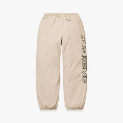 Supreme Embroidered Track Pant 'Spellout' Sand (FW23) - SOLE SERIOUSS (2)