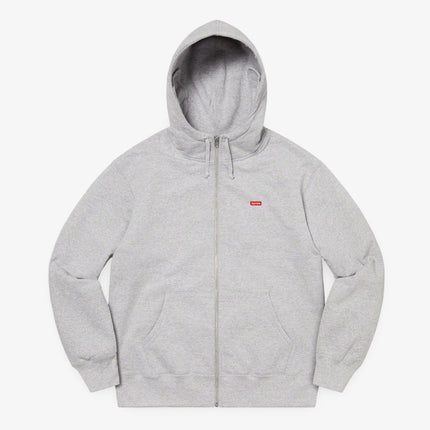 Supreme Facemask Zip Up Hooded Sweatshirt 'Small Box' Heather Grey (FW20) - SOLE SERIOUSS (2)