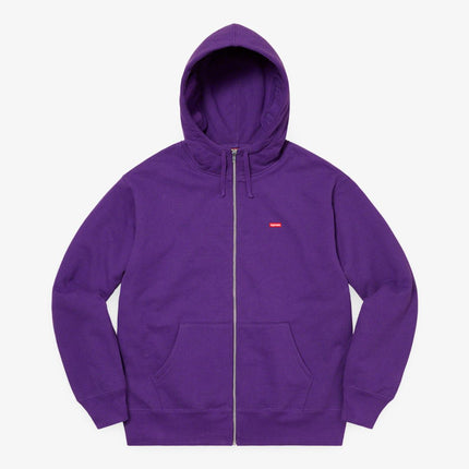 Supreme Facemask Zip Up Hooded Sweatshirt 'Small Box' Purple (FW20) - SOLE SERIOUSS (2)