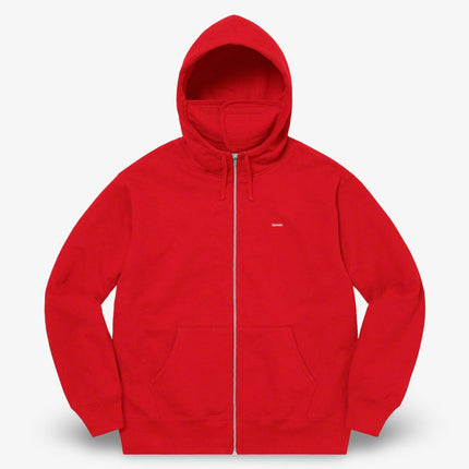 Supreme Facemask Zip Up Hooded Sweatshirt 'Small Box' Red (FW20) - SOLE SERIOUSS (1)