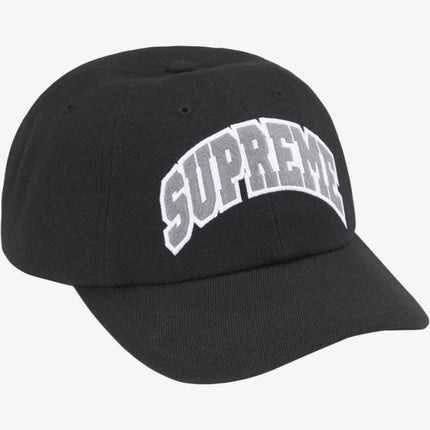 Supreme 'Felt Arc' 6-Panel Snapback Hat Black (FW24) - SOLE SERIOUSS (1)