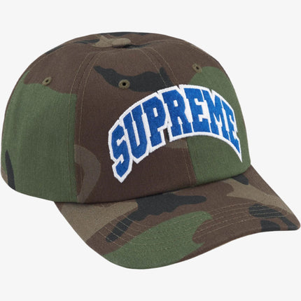 Supreme 'Felt Arc' 6-Panel Snapback Hat Woodland Camo (FW24) - SOLE SERIOUSS (1)