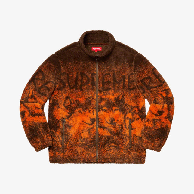 Supreme Fleece Jacket 'Wolf' Brown (SS19) - SOLE SERIOUSS (1)