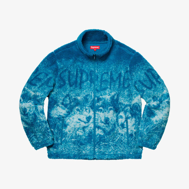 Supreme Fleece Jacket 'Wolf' Dark Teal (SS19) - SOLE SERIOUSS (1)