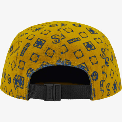 Supreme 'Flocked' Denim Camp Cap Mustard (FW24) - SOLE SERIOUSS (2)