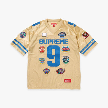 Supreme Football Jersey 'Championships' Gold (FW23) - SOLE SERIOUSS (1)