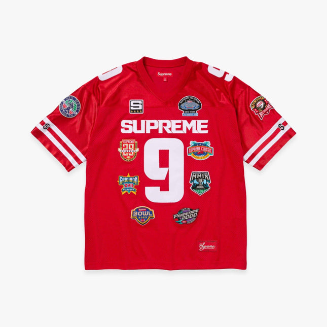 Supreme Football Jersey 'Championships' Red (FW23) - SOLE SERIOUSS (1)