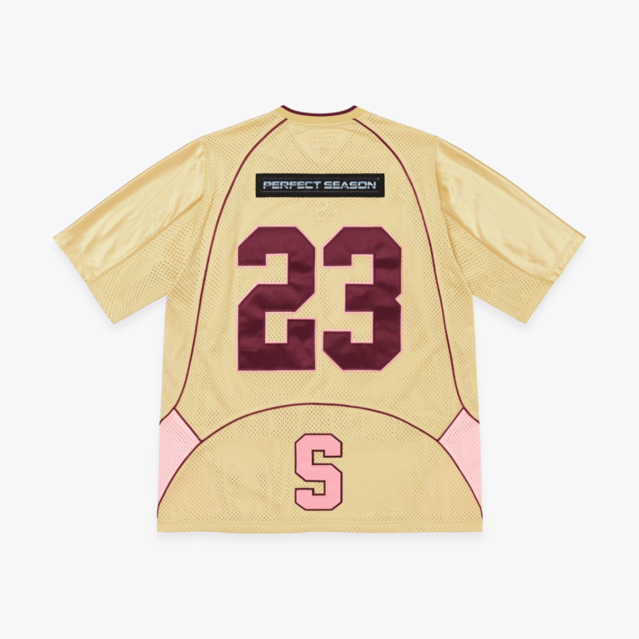 Supreme Football Jersey 'Perfect Season' Gold SS23